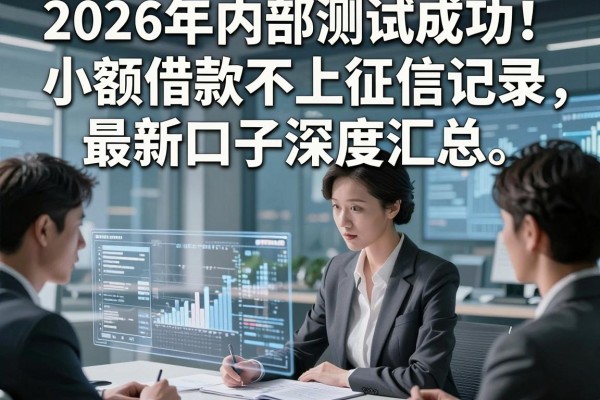 2026年内部测试成功!小额借款不上征信记录,最新口子深度汇总!