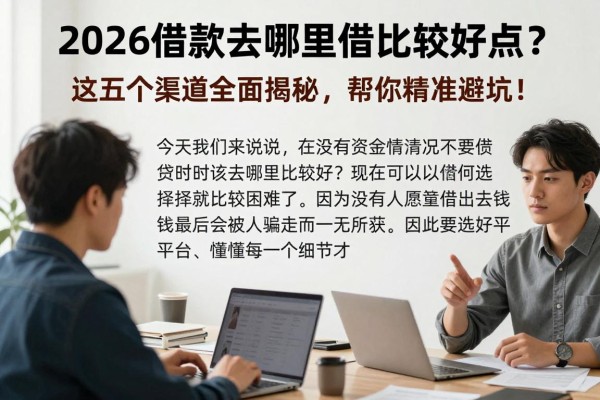 2026借款去哪里借比较好点？这五个渠道全面揭秘，帮你精准避坑！