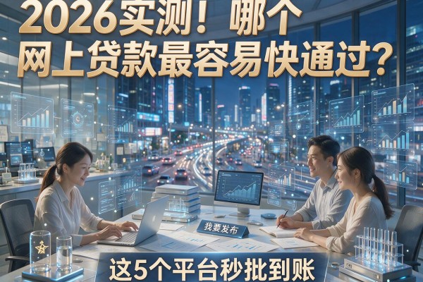 2026实测！哪个网上贷款最容易快通过？这5个平台秒批到账！