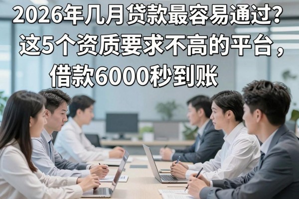 2026年几月贷款最容易通过?这5个资质要求不高的平台,借款6000秒到账!