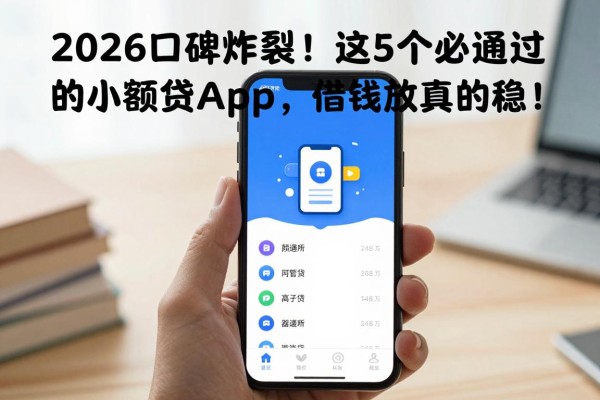 2026口碑炸裂！这5个必通过的小额贷款App，借钱放款真的稳！