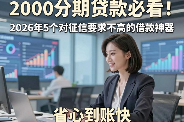 2000分期贷款必看！2026年5个对征信要求不高的借款神器，省心到账快