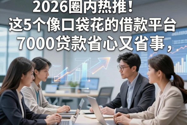 2026圈内热推!这5个像口袋花的借款平台,7000贷款省心又省事
