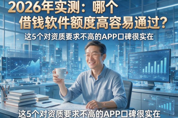 2026年实测：哪个借钱软件额度高容易通过？这5个对资质要求不高的APP口碑很实在