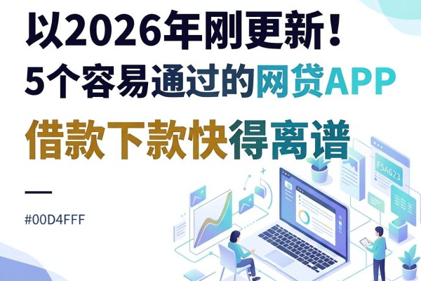 2026年刚更新!这5个容易通过的网贷APP,借款下款快得离谱