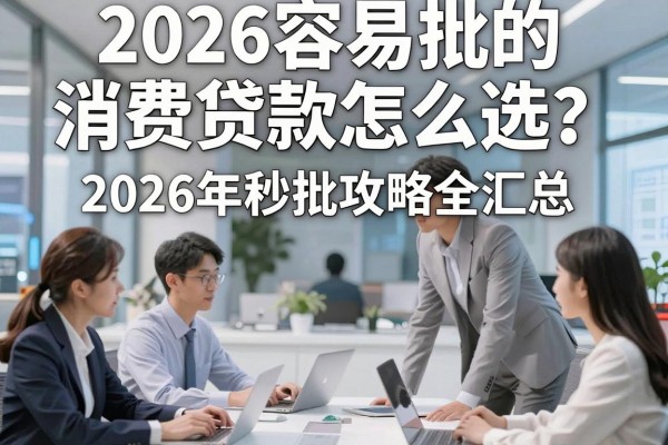 2026容易批的消费贷款怎么选?2026年秒批攻略全汇总!
