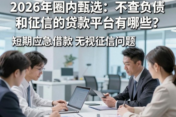 2026年圈内甄选:不查负债和征信的贷款平台有哪些?短期应急借款无视征信问题!