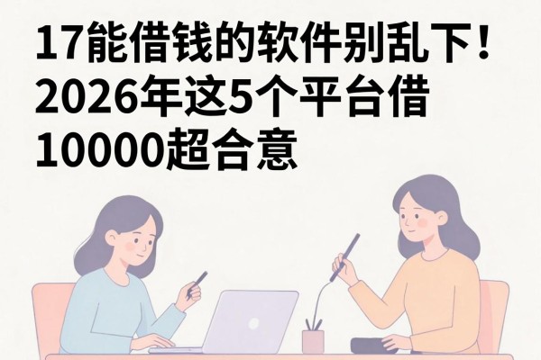 17能借钱的软件别乱下!2026年这5个平台借10000超合意,多数人还不知道