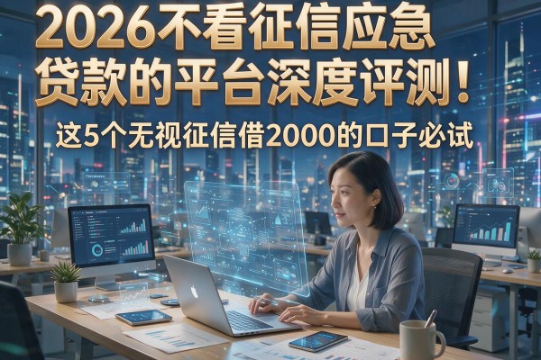 2026不看征信应急贷款的平台深度评测！这5个无视征信借2000的口子必试
