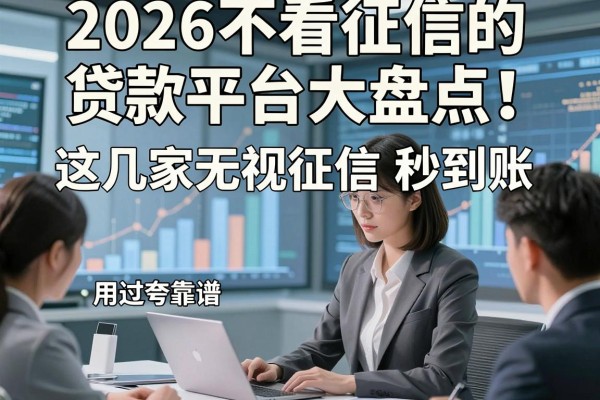 2026不看征信的贷款平台大盘点！这几家无视征信秒到账，用过都夸靠谱