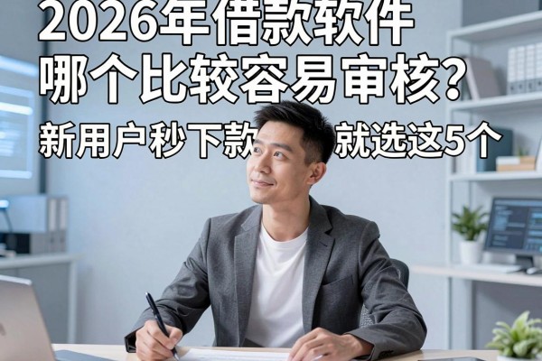 2026年借款软件哪个比较容易审核?新用户秒下款就选这5个!