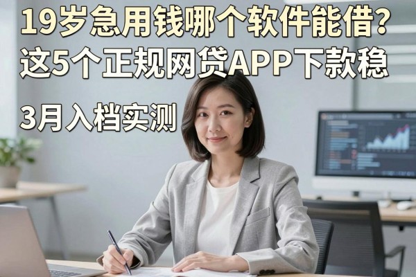 19岁急用钱哪个软件能借?这5个正规网贷APP下款稳,3月入档实测!