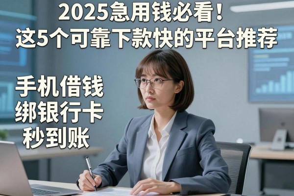 2025急用钱必看!这5个可靠下款快的平台推荐,手机借钱绑银行卡秒到账