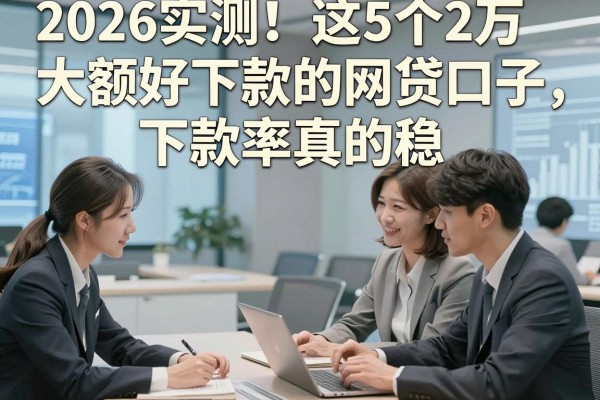 2026实测!这5个2万大额好下款的网贷口子,下款率真的稳