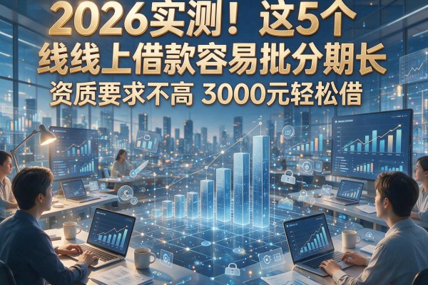 2026实测！这5个线上借款容易批分期长，资质要求不高3000元轻松借
