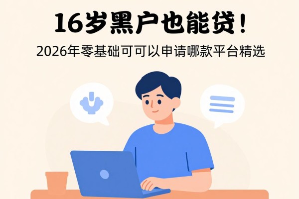 16岁黑户也能贷！2026年零基础可分期贷款平台精选