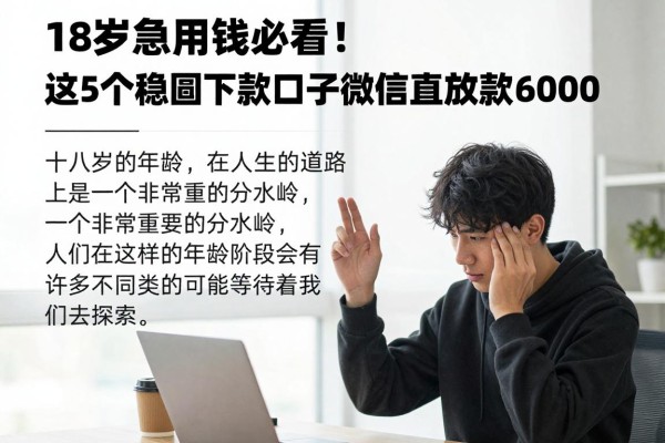 18岁急用钱必看!这5个稳妥下款口子微信直接放款6000