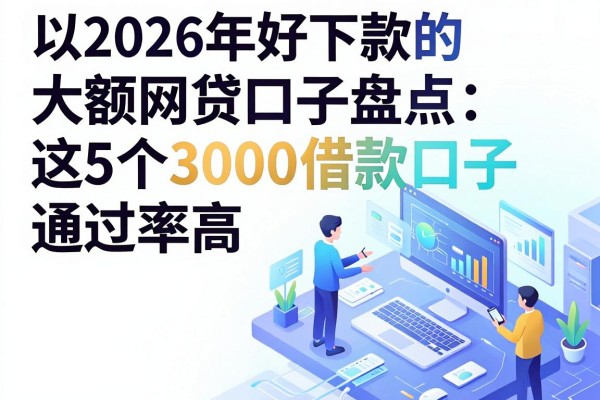 2026年好下款的大额网贷口子盘点：这5个3000借款口子通过率高，速看