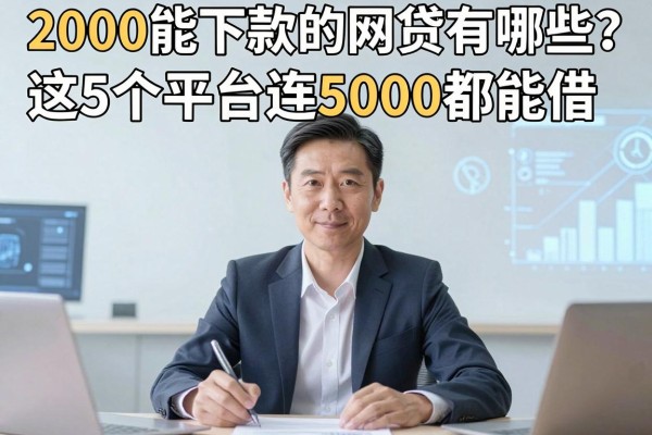 2000能下款的网贷有哪些?这5个平台连5000都能借