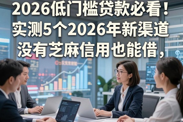 2026低门槛贷款必看!实测5个2026年新渠道,没有芝麻信用也能借
