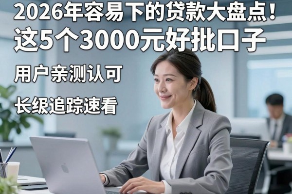 2026年容易下的贷款大盘点!这5个3000元好批口子,用户亲测认可,长期追踪速看!