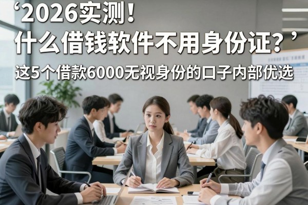 2026实测!什么借钱软件不用身份证?这5个借款6000无视身份的口子内部优选