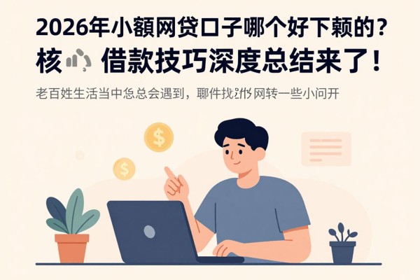 2026年小额网贷口子哪个好下款的？核心借款技巧深度总结来了！