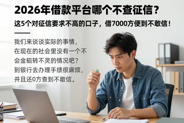 2026年借款平台哪个不查征信?这5个对征信要求不高的口子,借7000方便到不敢信!