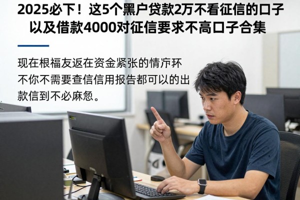 2025必下!这5个黑户贷款2万不看征信的口子,以及借款4000对征信要求不高口子合集