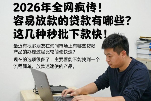 2026年全网疯传！容易放款的贷款有哪些？这几种秒批下款快！