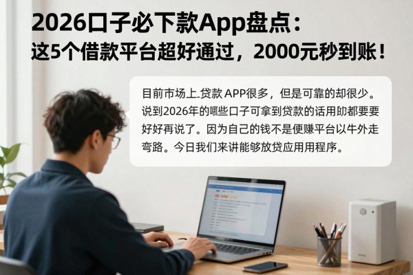 2026口子必下款app盘点:这5个借款平台超好通过,2000元秒到账!