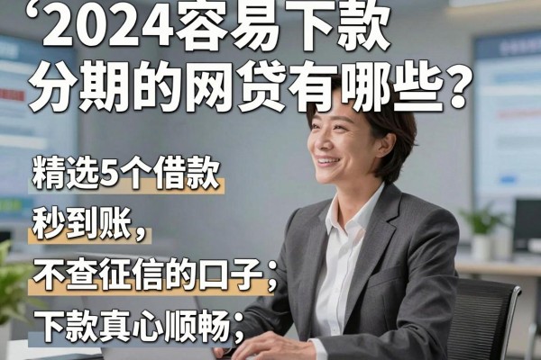2024容易下款分期的网贷有哪些?精选5个借款秒到账、不查征信的口子,下款真心顺畅!