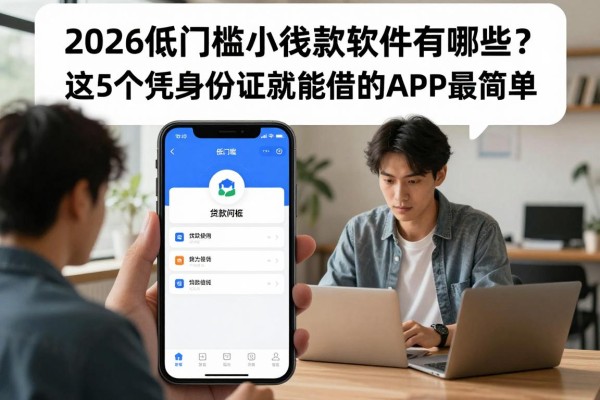 2026低门槛小额贷款软件有哪些?这5个凭身份证就能借的APP最简单