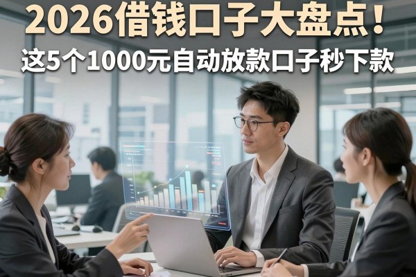 2026借钱口子大盘点!这5个1000元自动放款口子秒下款