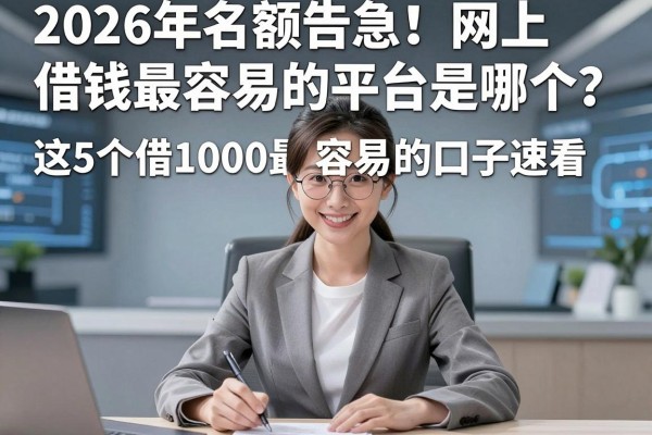 2026年名额告急！网上借钱最容易的平台是哪个？这5个借1000最容易的口子速看