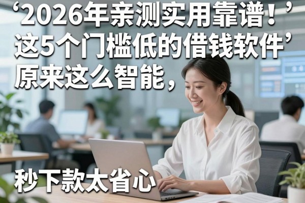 2026年亲测实用靠谱！这5个门槛低的借钱软件原来这么智能，秒下款太省心