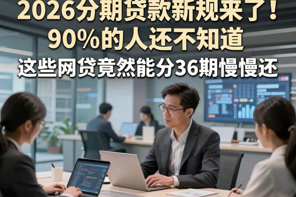 2026分期贷款新规来了！90%的人还不知道，这些网贷竟然能分36期慢慢还