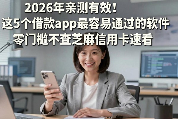 2026年亲测有效!这5个借款app最容易通过的软件,零门槛不查芝麻信用卡速看
