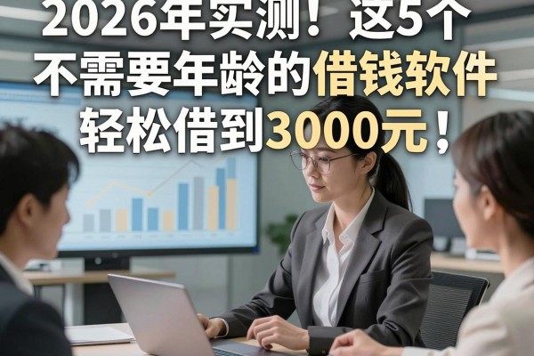 2026年实测！这5个不需要年龄的借钱软件，轻松借到3000元