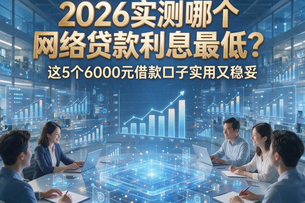 2026实测哪个网络贷款利息最低？这5个6000元借款口子实用又稳妥！