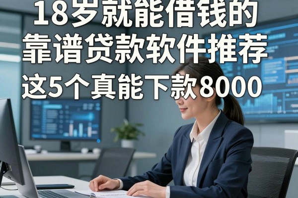 18岁就能借钱的靠谱贷款软件推荐,这5个真能下款8000