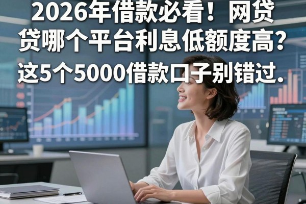 2026年借款必看!网贷哪个平台利息低额度高?这5个5000借款口子别错过