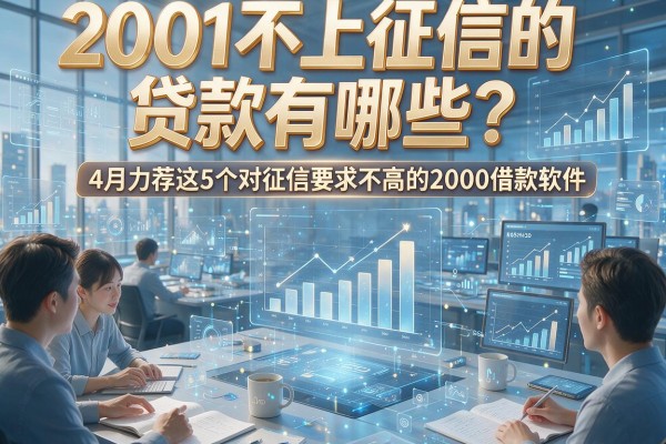 2001不上征信的贷款有哪些？4月力荐这5个对征信要求不高的2000借款软件！