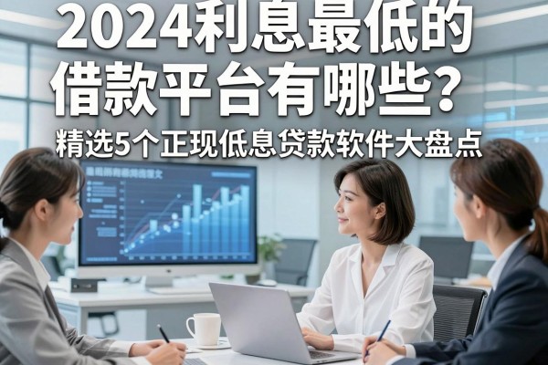 2024利息最低的借款平台有哪些?精选5个正规低息贷款软件大盘点!
