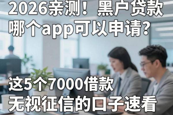 2026亲测！黑户贷款哪个app可以申请？这5个7000借款无视征信的口子速看