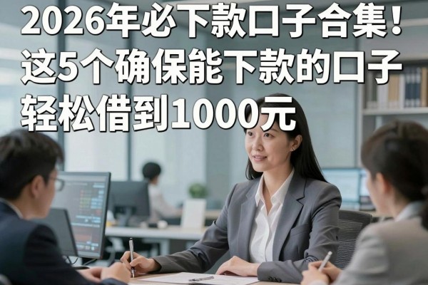 2026年必下款口子合集!这5个确保能下款的口子,轻松借到1000元