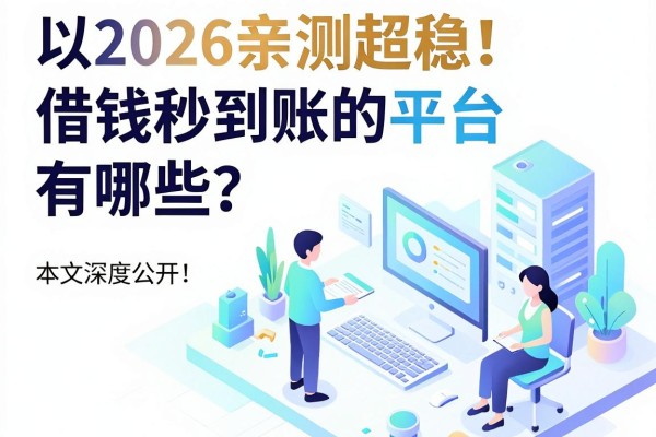2026亲测超稳！借钱秒到账的平台有哪些？本文深度公开！