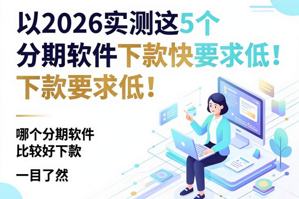 2026实测这5个分期软件下款快要求低！哪个分期软件比较好下款一目了然