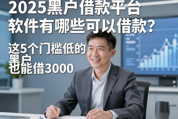 2025黑户借款平台软件有哪些可以借款?这5个门槛低的黑户也能借3000