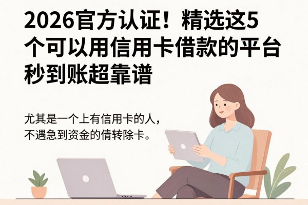 2026官方认证!精选这5个可以用信用卡借款的平台,秒到账超靠谱